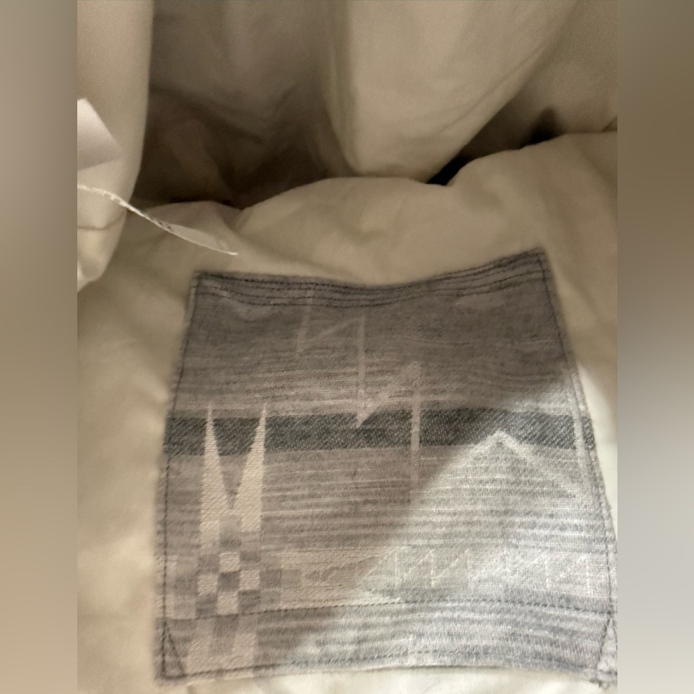 Faherty Gray Aztec Patterned Tote Bag - image 3